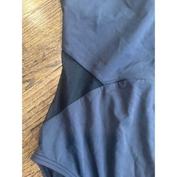 La Blanca Mesh Insert One Piece Swimsuit Black US 14 M0261 - Picture 4 of 8